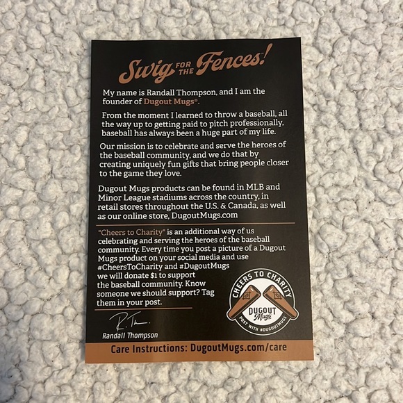 Washington Nationals Dugout Mug® | Baseball Bat Mug - Picture 2 of 6